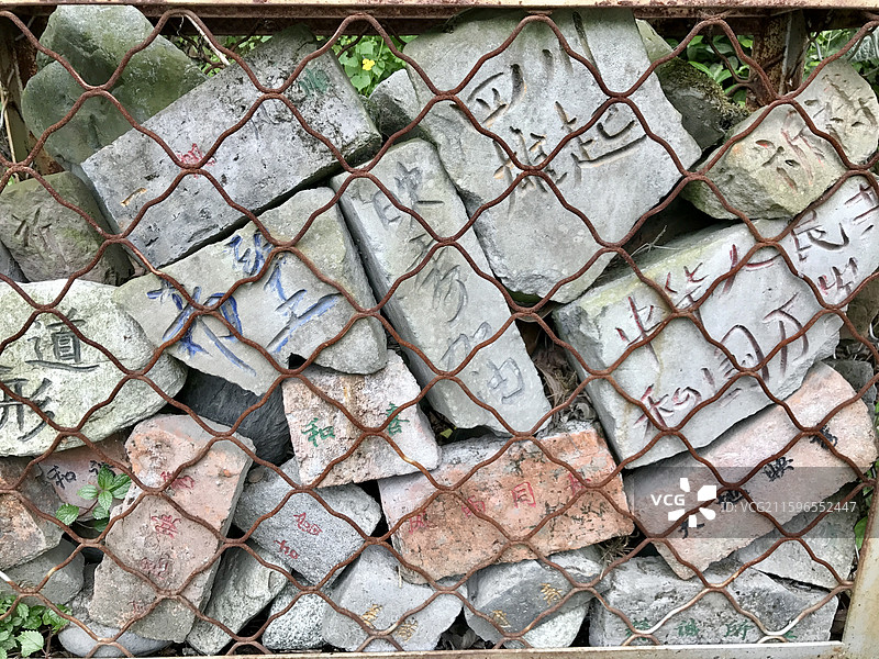 四川省阿坝州汶川特别旅游区四川汶川特大地震映秀镇遗址中华大爱精神长廊图片素材