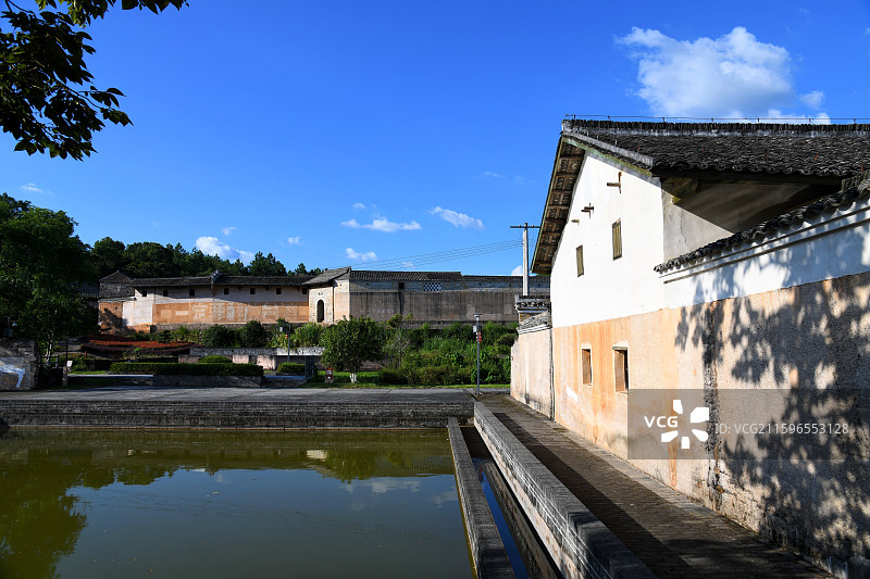 赣州龙南关西新围景区图片素材