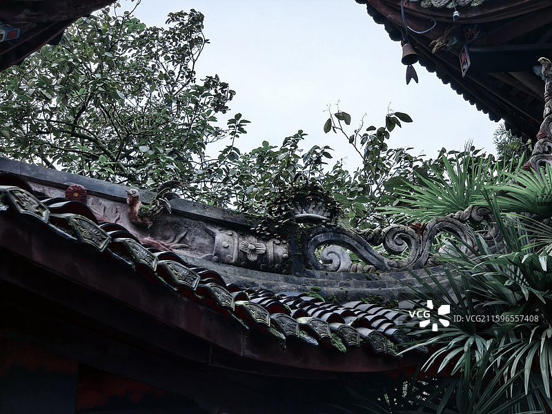 都江堰伏龙观图片素材