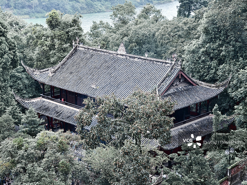 都江堰二王庙图片素材