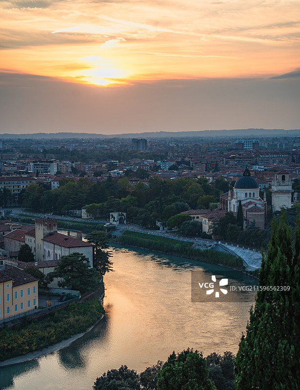 意大利维罗纳2025城市景观图片素材