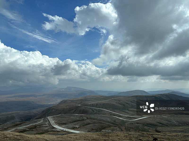 长白山盘山公路图片素材