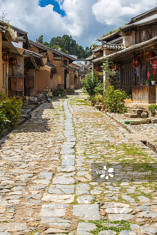 中国云南省大理白族自治州祥云县云南驿景区图片素材