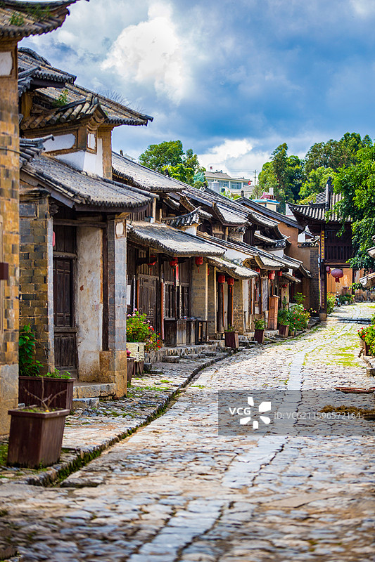 中国云南省大理白族自治州祥云县云南驿景区图片素材