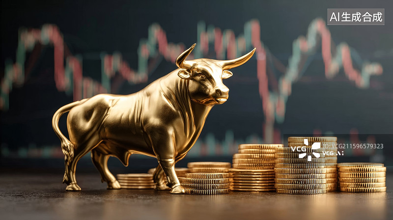 【AI数字艺术】金融题材背景图图片素材