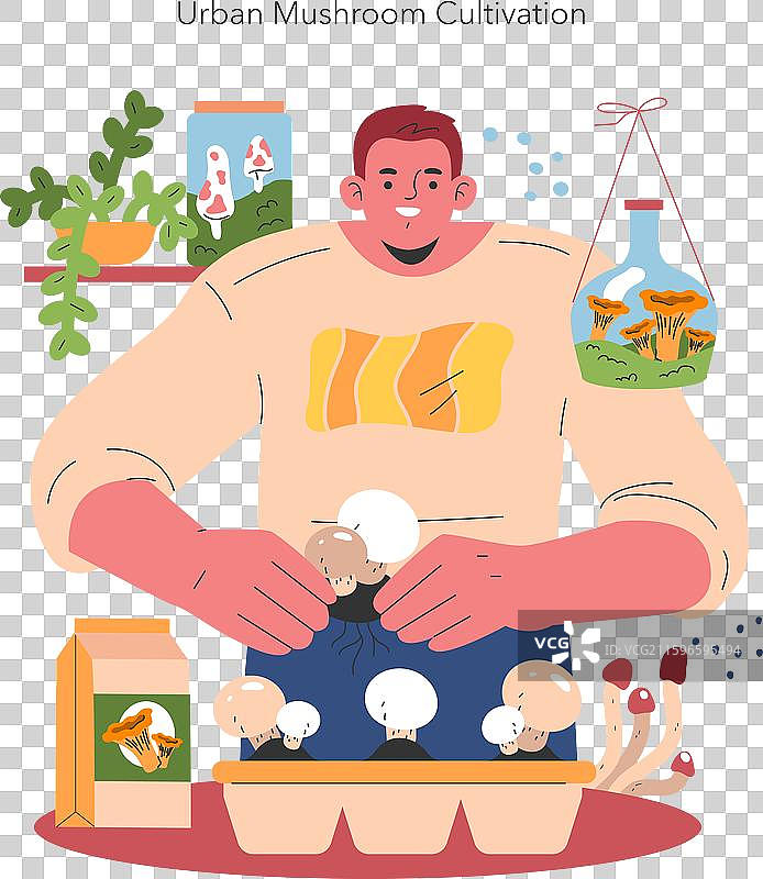 蘑菇种植平面图图片素材