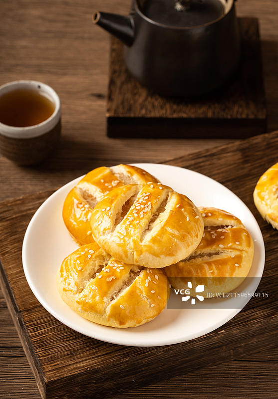 传统糕点老婆饼图片素材