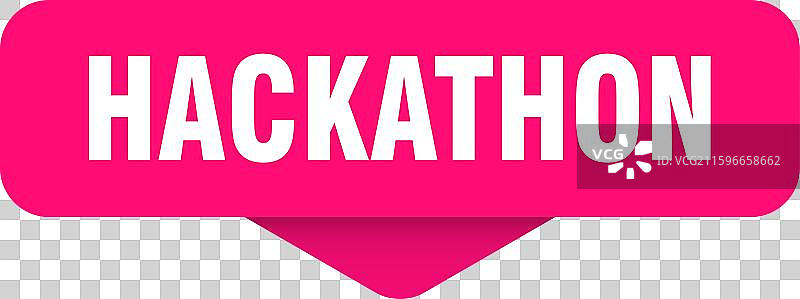 透明背景的黑客马拉松贴纸和标志图片素材