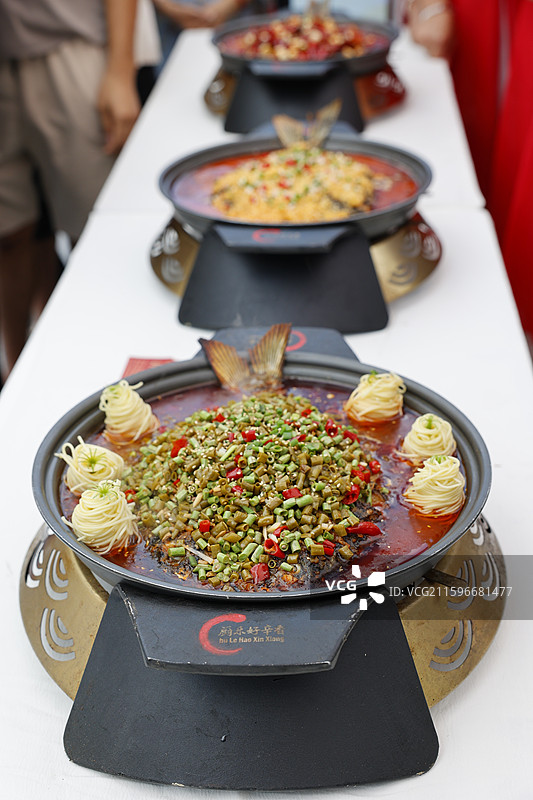 万州烤鱼图片素材