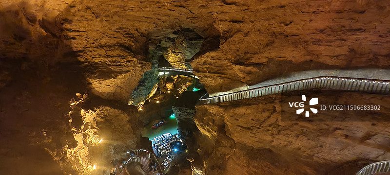 湖南张家界黄龙洞景区图片素材