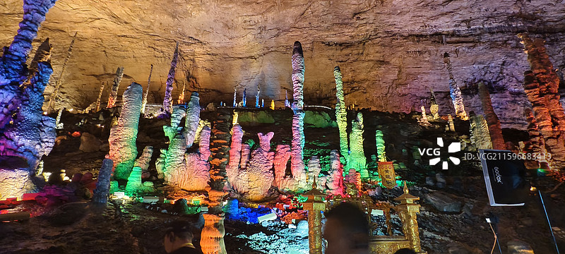 湖南张家界黄龙洞景区图片素材