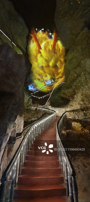湖南张家界黄龙洞景区图片素材