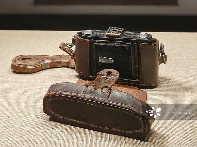 抗战时期缴获德国制造POX相机 潍坊市博物馆图片素材