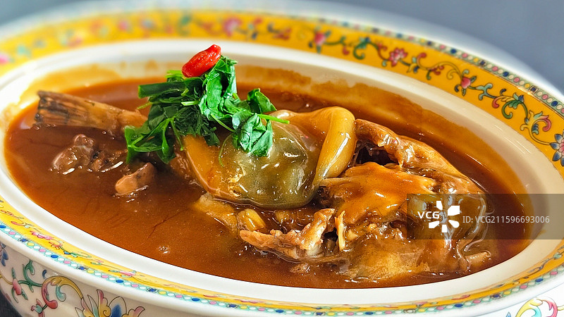 红烧河豚鱼图片素材