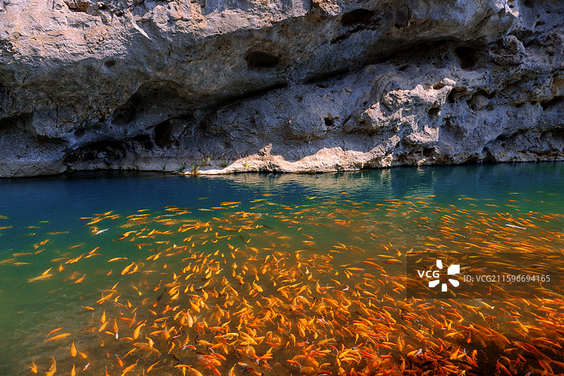 浙江温州永嘉楠溪江陶公洞图片素材