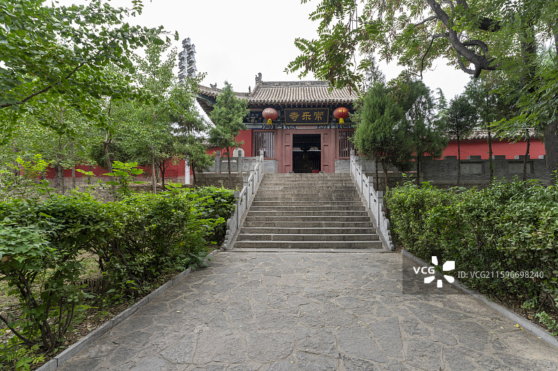 北响堂石窟常乐寺图片素材