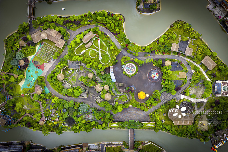 贵州道真傩城风光图片素材