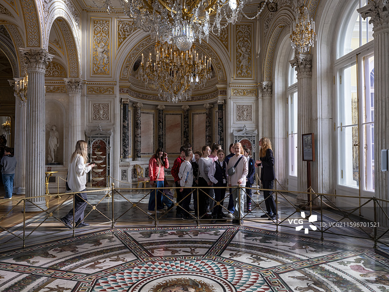 俄罗斯圣彼得堡世界文化遗产核心区域——冬宫图片素材