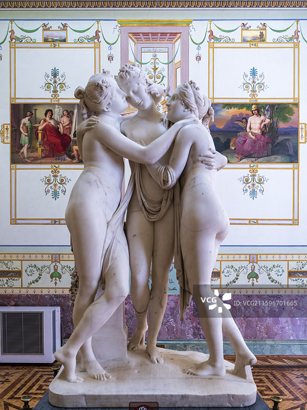 俄罗斯圣彼得堡世界文化遗产核心区域——冬宫图片素材