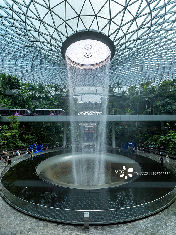 新加坡樟宜机场星耀樟宜图片素材