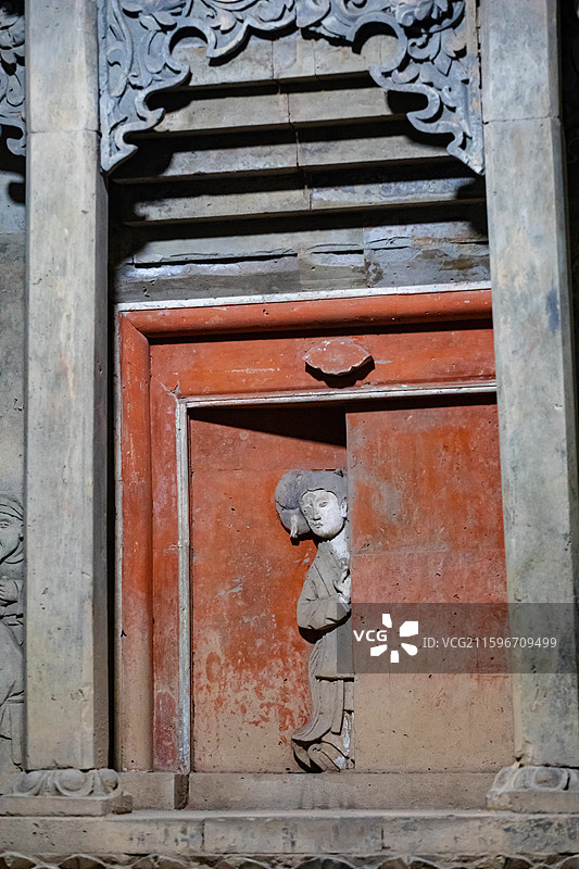 砖雕人物图片素材