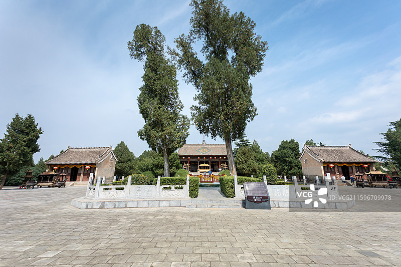 山西省万荣县厚土祠图片素材