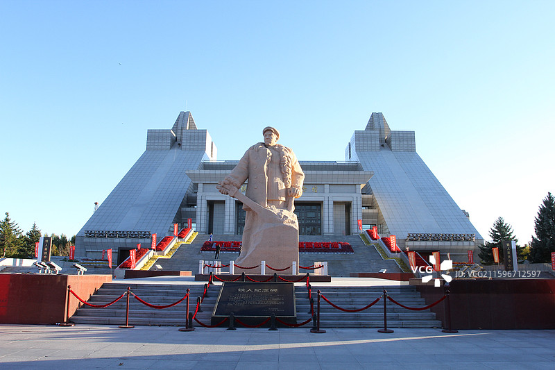 黑龙江省大庆市铁人王进喜纪念馆图片素材