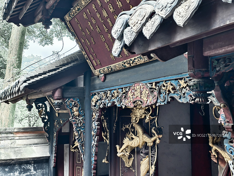 都江堰二王庙图片素材