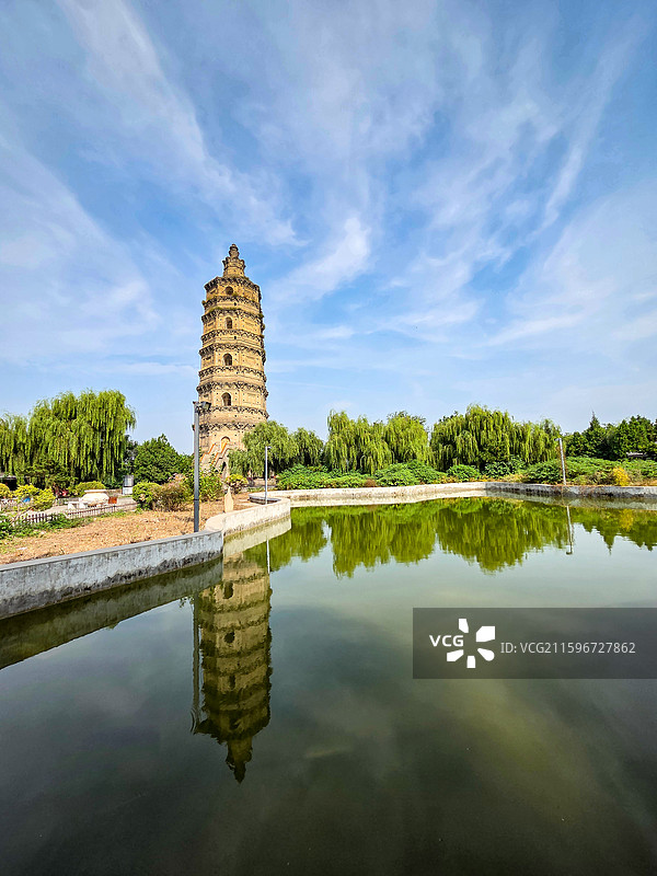 北京市房山区良乡昊天公园昊天塔图片素材