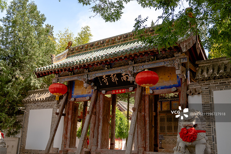 天水南郭寺建筑图片素材