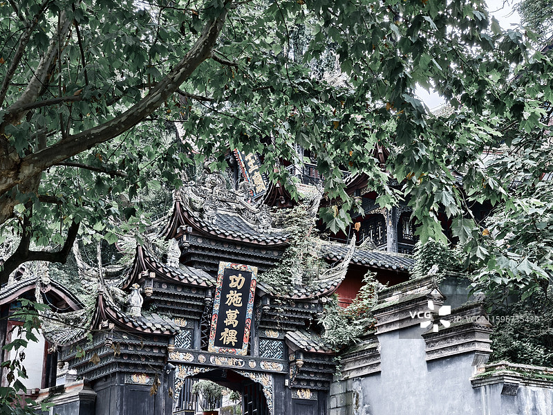 都江堰二王庙图片素材