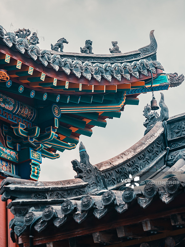 五台山黛螺顶图片素材