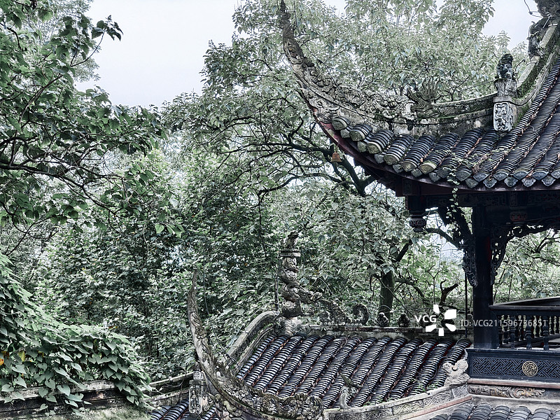 都江堰二王庙图片素材