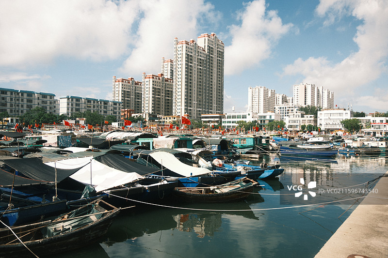 北海侨港海鲜市场图片素材