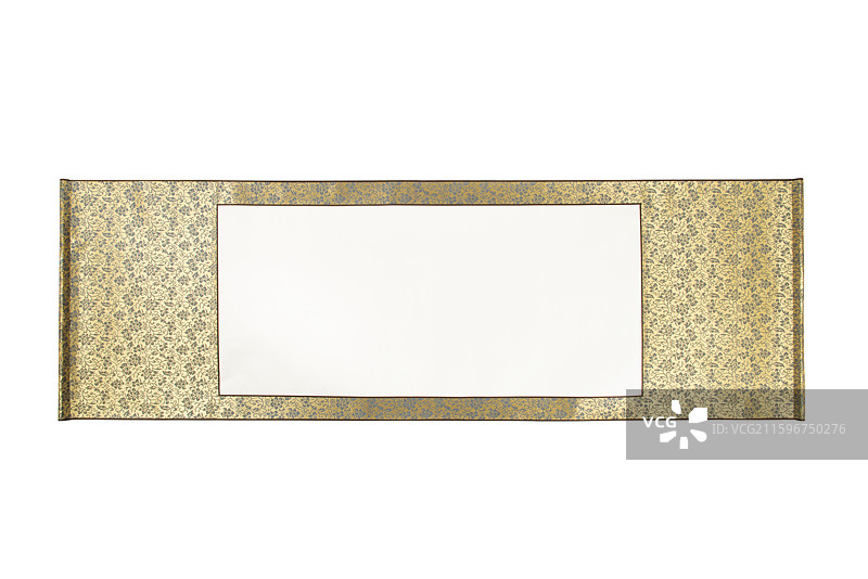 中式空白卷轴画卷挂画图片素材