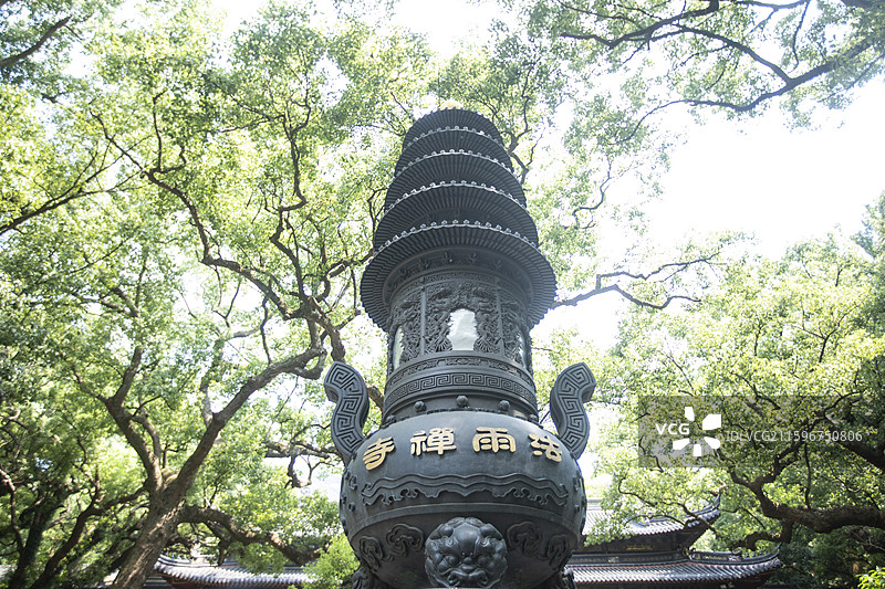 普陀山法雨寺图片素材