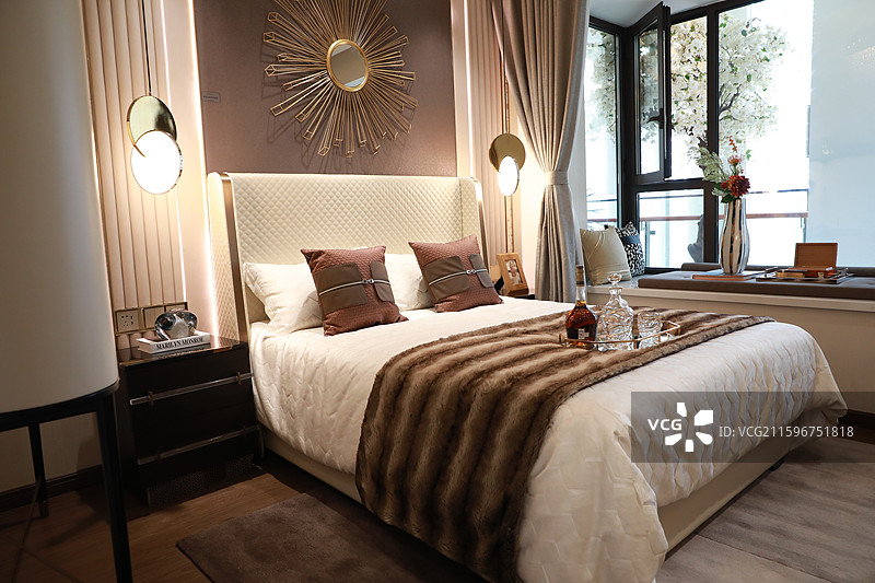 精装修的卧室图片素材