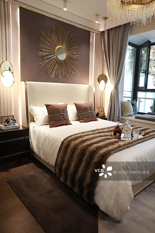 精装修的卧室图片素材