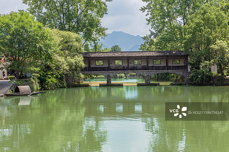 安徽省黄山市黟县秀里影视城风光图片素材