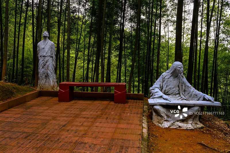 中国贵州遵义赤水竹海国家森林公园风光图片素材