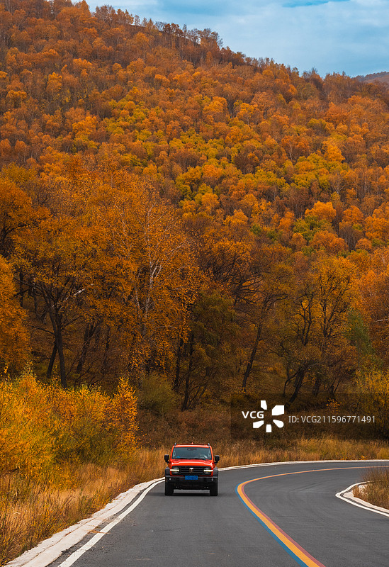 秋日草原图片素材