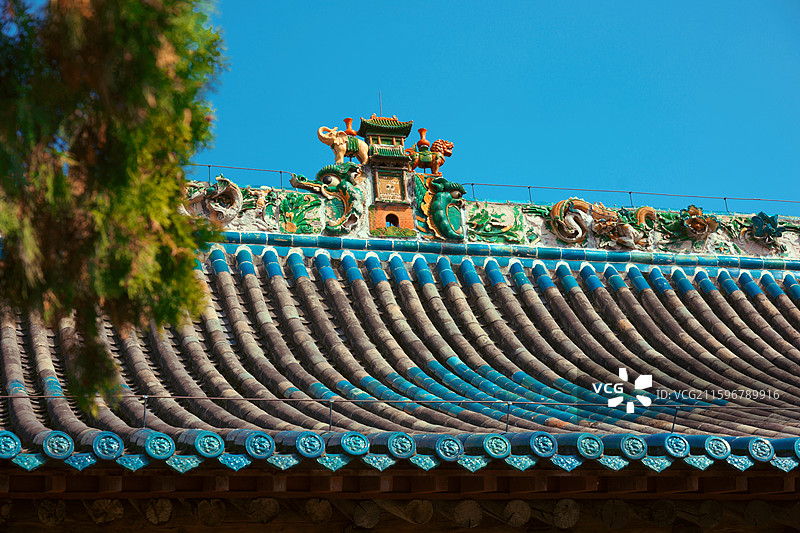 国保级单位山西汾阳太符观景观图图片素材