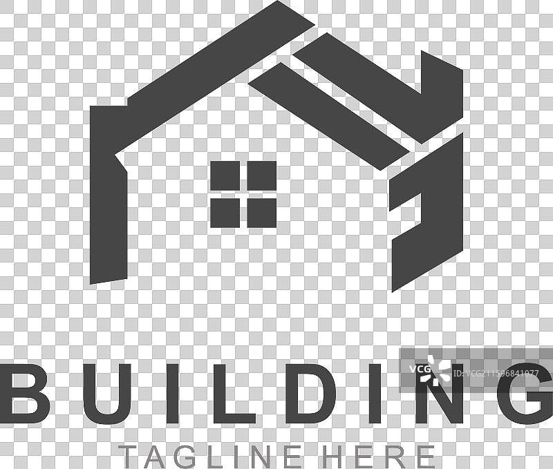 现代建筑房地产公司标志图片素材