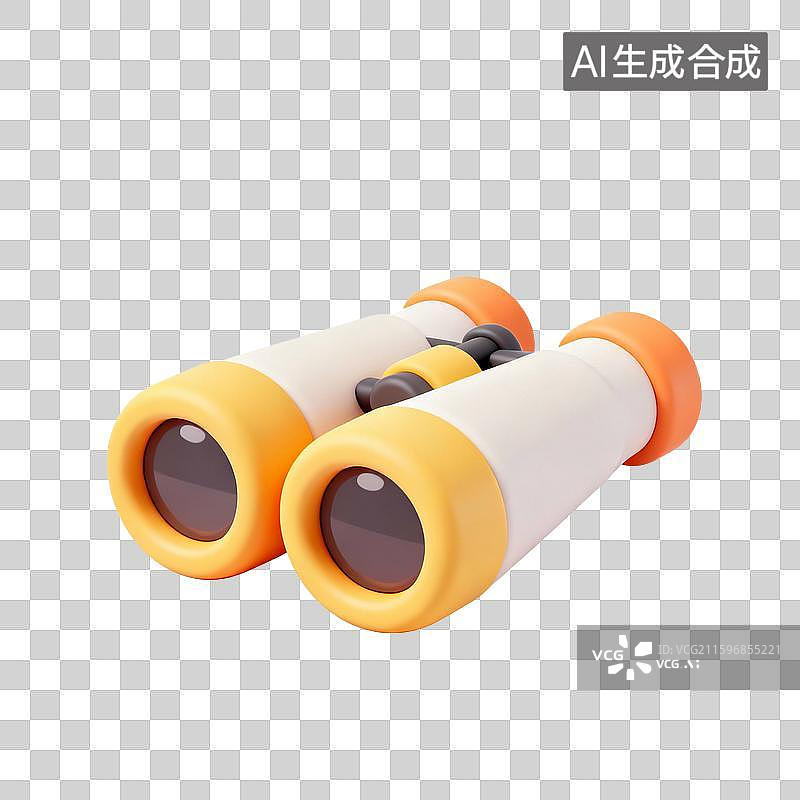 【AI数字艺术】户外露营帐篷望远镜烧烤架手电筒飞盘露营椅子等设计元素图片素材