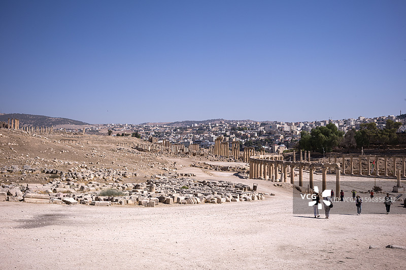 约旦杰拉什古城图片素材