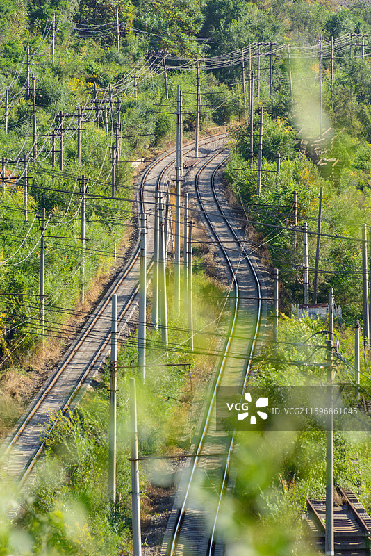 辽宁省抚顺市望花区古城子街西露天矿图片素材