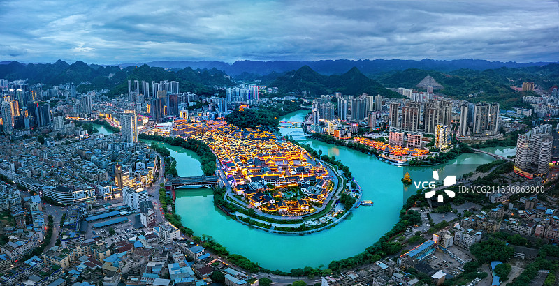 贵州铜仁中南门古城图片素材