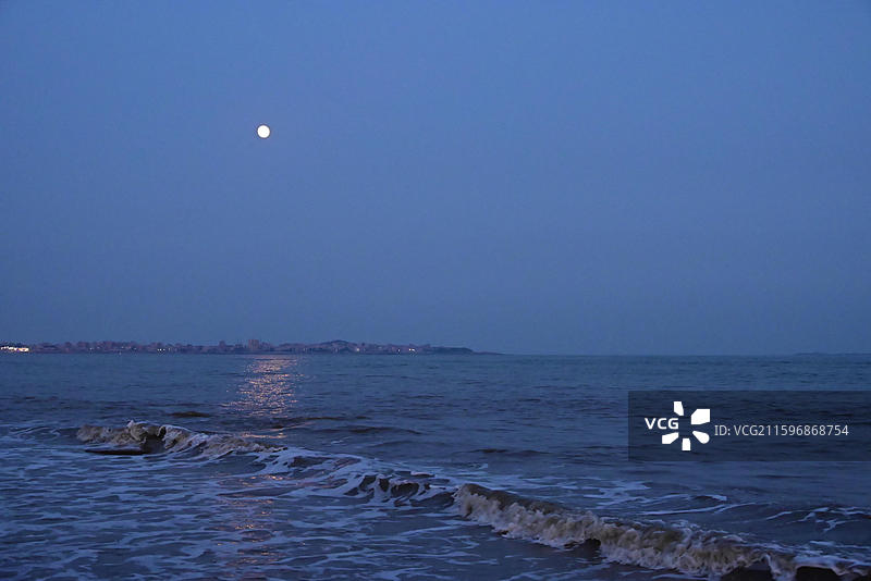 海上升明月图片素材
