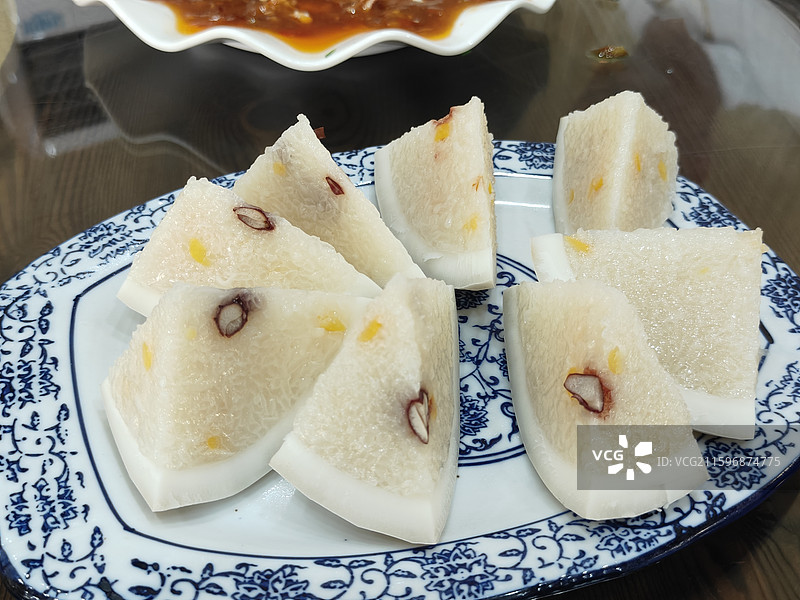 海南菜之清香椰子饭特写图片素材