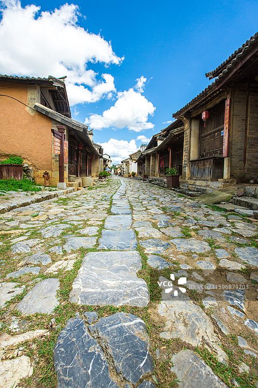 中国云南省大理白族自治州祥云县云南驿景区图片素材